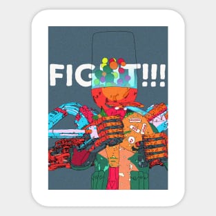 The Fighter Sticker